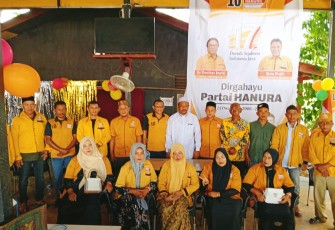 DPC Hanura Aceh Timur Santuni Anak Yatim dan Pesijuk Para Caleg