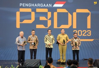 Kementerian PUPR Raih Peringkat Pertama Kementerian Dengan Penggunaan Produk Dalam Negeri Terbesar