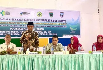 Ketua DPRD Pasaman Barat Hadiri Acara Kegiatan Sosialisasi Germas Guna Mewujudkan Generasi Emas 2045