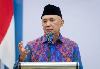  MenKopUKM Teten Masduki dalam acara Lokakarya Nasional ICMI yang mengusung tema ‘Kolaborasi Pemberdavaan Ekosistem Ekonomi dan Keuangan Mikro Syariah yang Berdaya Saing di Era Digital,’ di Makassar, Jumat (3/11).