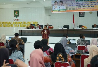 Sekretaris Daerah Buka Kegiatan Penyusunan SKJ di Lingkungan Pemerintah Kabupaten Asahan