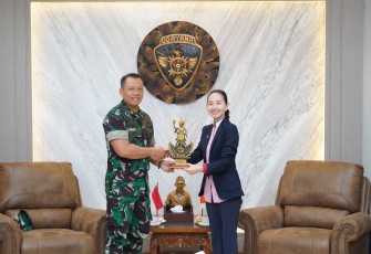Kunjungan Kehormatan Humanitarian Assistance and Disaster Relief Jepang ke Kodam IX/Udayana