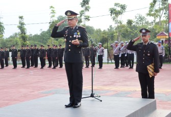 Kapolres Bintan AKBP Riky Iswoyo, S.I.K., M.M Pimpin Upacara Peringatan Hari Lahir Pancasila Tahun 2023