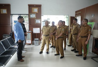 Bupati Asahan saat Pantau Pelaksanaan Hari Pertama Kerja Tahun 2023