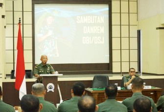 Korem 081/DSJ Terima Tim Wasgiat Proggiater Tahun 2023