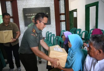 Dandim 0802/Ponorogo Wujudkan Kebersamaan dan Kepedulian Melalui Baksos