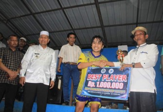 Penyerahan Piala best player