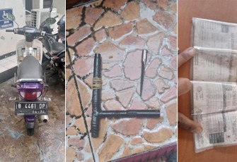 Barang Bukti saat diamankan