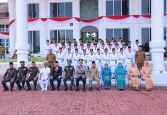 Bupati Kukuhkan Paskibraka Kabupaten Asahan Tahun 2023