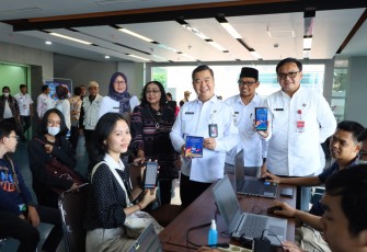 Pelayanan jemput bola aktivasi Identitas Kependudukan Digital (IKD), Rabu (5/4/2023).