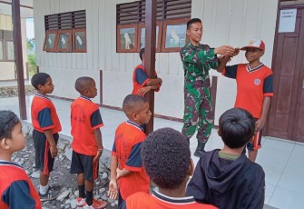 Anak-Anak SD Bulmu Antusias Berlatih PBB