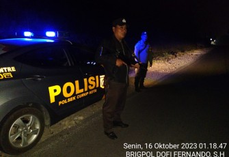 Polsek Curup Gelar Patroli Hingga Dini Hari