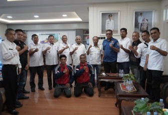 KONI Kabupaten Asahan Audiensi dengan Bupati Asahan