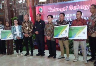 Kabupaten Tulungagung saat menerima kunjungan dari Kemenko PMK RI beserta Kementrian dalam rangka Pilot Project Program Desmigratif 