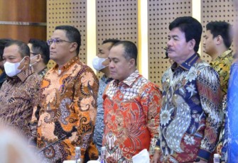 Bupati Zahir Hadiri saat RUPS LB Bank Sumut 