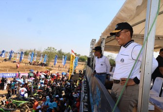 Dankodiklatal Hadiri Kejurnas Grasstrack Motocross Supertrack Championship Kasal Cup Seri 4 Tahun 2023