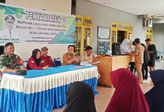 Serda Ahmad Pilomono Lakukan Pendampingan Penyaluran BLT