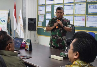 Pangdam I/BB, Mayjen TNI A Daniel Chardin, SE, MSi., saat sambutan.