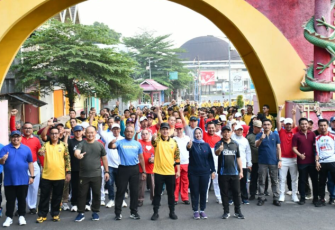  Forkopimda Bengkulu Gelar Olah Raga Bersama 