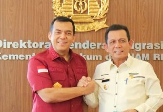 Gubernur Kepri H.Ansar Ahmad SE.MM., saat Temui Dirjen Imigrasi Minta Diskresi Untuk Permudah Masuknya Wisman