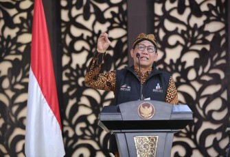 Gus Halim saat launching Desa Digital dan Akses Jaringan Blankspot di Pendopo Kabupaten Sidoarjo, Jawa Timur, Rabu (2382023) 