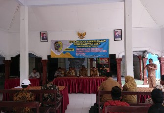 Pemdes Sumberbendo saat Menggelar Musrenbangdes Tahun Anggaran 2024