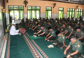 Kajian agama prajurit Kodim 0802/Ponorogo 