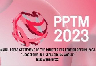Pidato awal tahun Menlu RI Retno Marsudi 