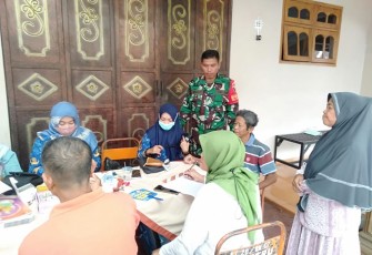 Posyandu lansia wilayah desa binaan 