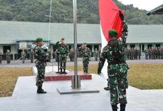 Upacara Bendera Korem 023/KS