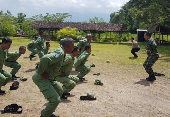 Pelatihan linmas desa binaan