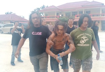 JU terduga pelaku pembunuhan di hotel K Blora berhasil di tangkap tim Jatanras Polda Jateng dan Resmob Polres Blora.