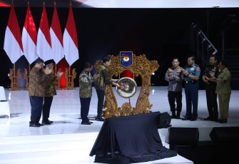 Presiden RI, Ir. Joko Widodo saat membuka kegiatan Rakornas