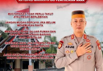 Kapolres Pinrang AKBP Santiaji Kartasasmita 