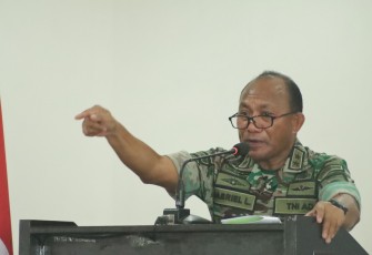 Pangdam Kasuari Mayjen TNI Gabriel Lema 