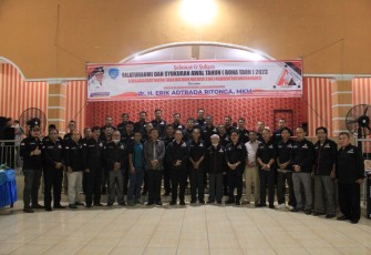 Bupati Labuhanbatu saat hadiri Bona Taon Lembaga Dalihan Natolu 
