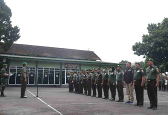 Apel pagi anggota Korem 073/Mkt 