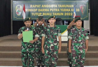 Pelantikan Pejabat Baru Primkop Dharma Putra Yudha