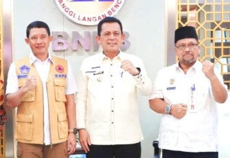 Gubernur Ansar saat Temui Kepala BNPB RI