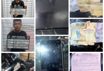 Barang bukti Kasus Pencurian Bongkar Rumah