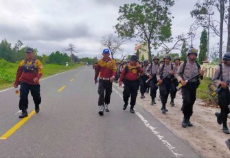 Exspedisi Darat Siswa SPN Polda Kalteng 