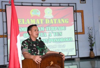Dandim 0802/Ponorogo Letkol Inf Hirta Juni Adriansyah 