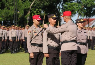 Kasetukpa Lemdiklat Polri Brigjen Pol Mardiaz Kusin Dwihananto saat membuka pendidikan. Sukabumi, Rabu (8/3)