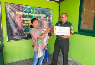 Bantuan stunting warga desa binaan 