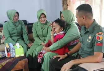 Anjangsana Ketua Persit Cabang XXI Kodim 0807 Tulungagung 