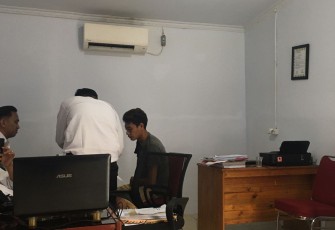 Pelaku Saat Diamankan di Polres Bengkulu Tengah