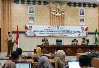 Launching TTE dan Aplikasi Srikandi