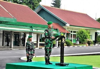 Brigjen TNI Joko Purnomo saat memberikan pengarahan 