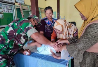 Kegiatan posyandu balita wilayah desa binaan 