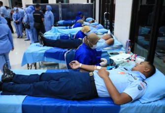 Donor darah prajurit Lanud Iswahjudi 